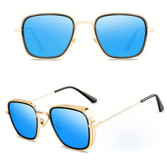 Square Lens Steam Punk Sunglasses