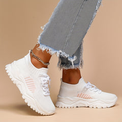 Women's Lace Outdoor Sneakers Running Shoes