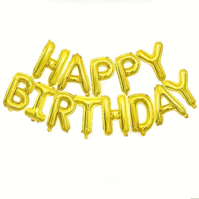 40 64 Cm Happy Birthday Set - Balloons and Banners