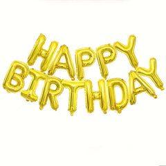40 64 Cm Happy Birthday Set - Balloons and Banners