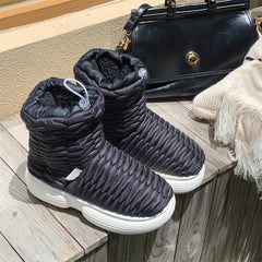 Thickened Medium Tube Snow Boots Non Slip Thick Bottom Snow Boots Women's