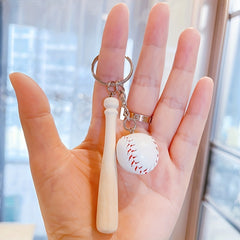 Creative Baseball Keychain Pendant Sports Key Ring Party Small