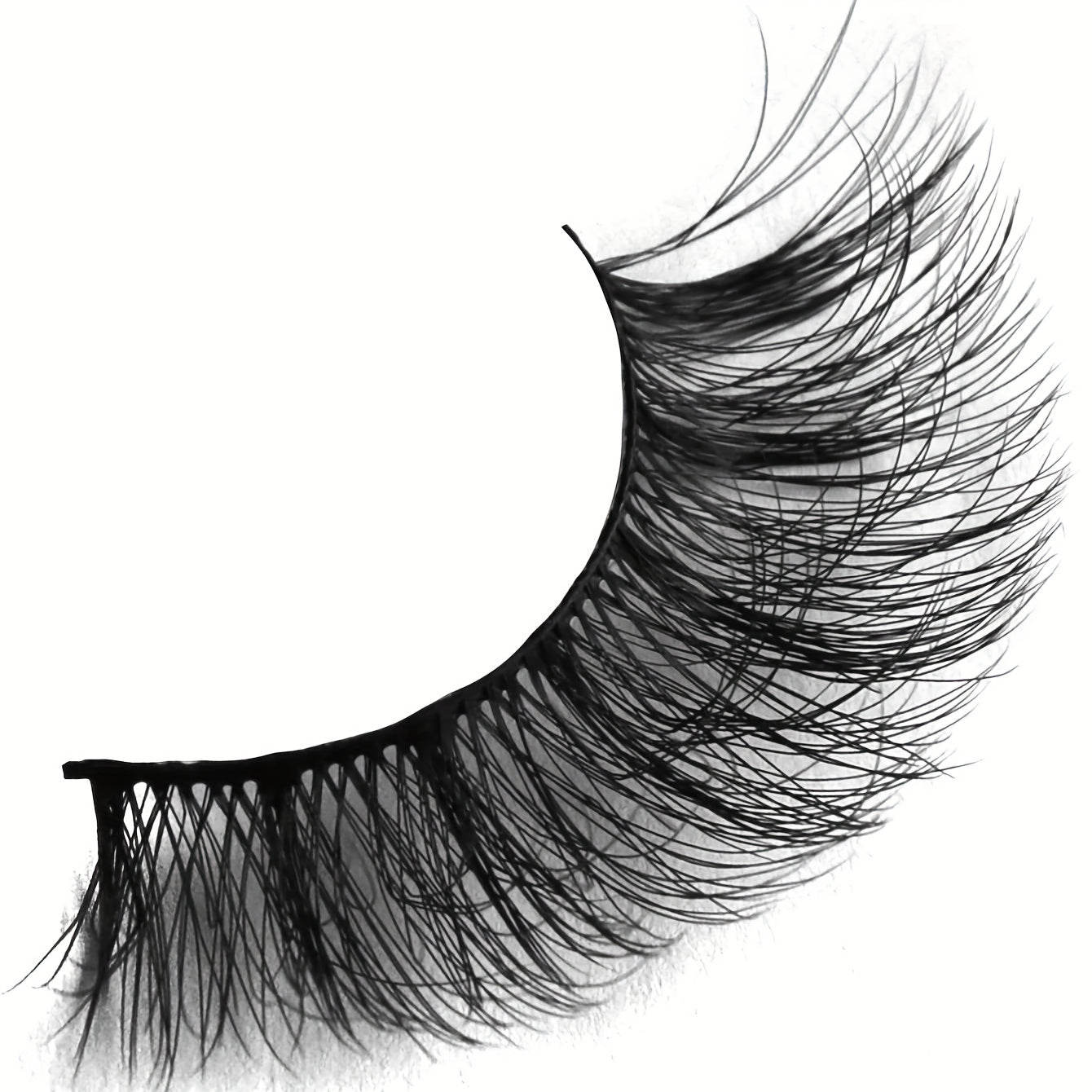 7 Pairs Full Strip Lashes Cluster Like Lashes 17mm Wispy False Eyelashes