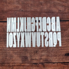 High Large Alphabets Numbers Metal Cutting Dies Scrapbooking Paper Card Making