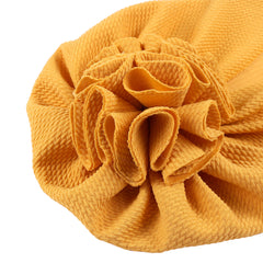 Newborn Flower Turban Hat Cap Beanie for Baby Boys and Girls