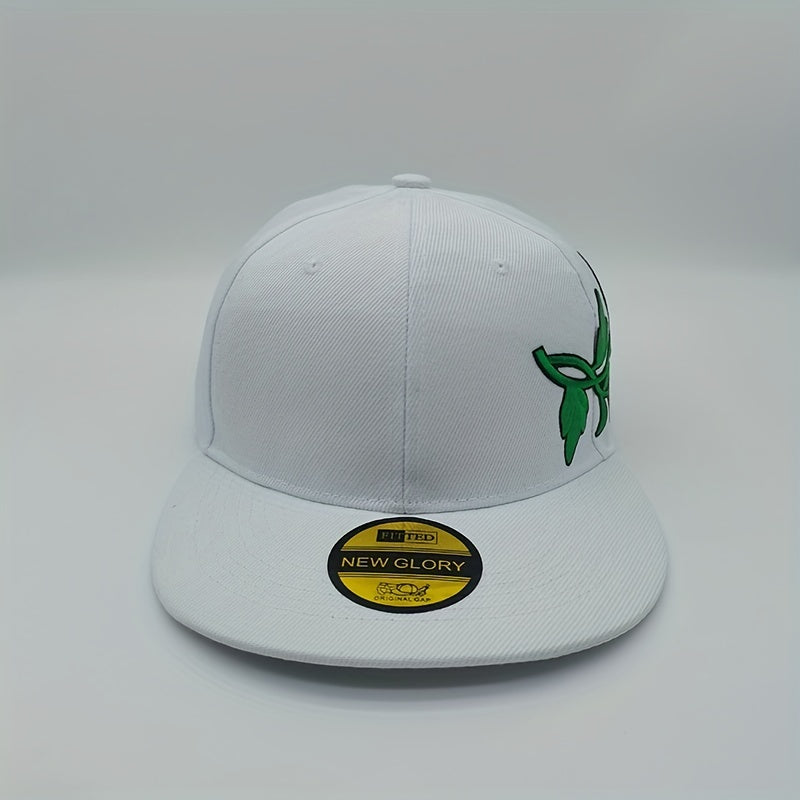 Rose Flower Embroidered Baseball Cap Men Women