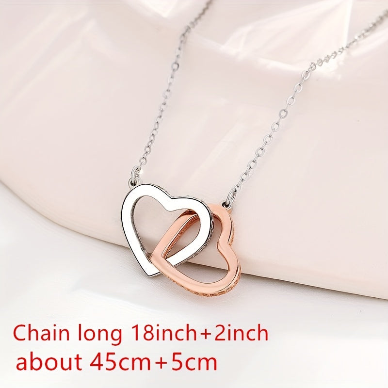 Heart Pendant Necklace Inspirational Birthday Gift For Daughter