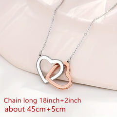 Heart Pendant Necklace Inspirational Birthday Gift For Daughter