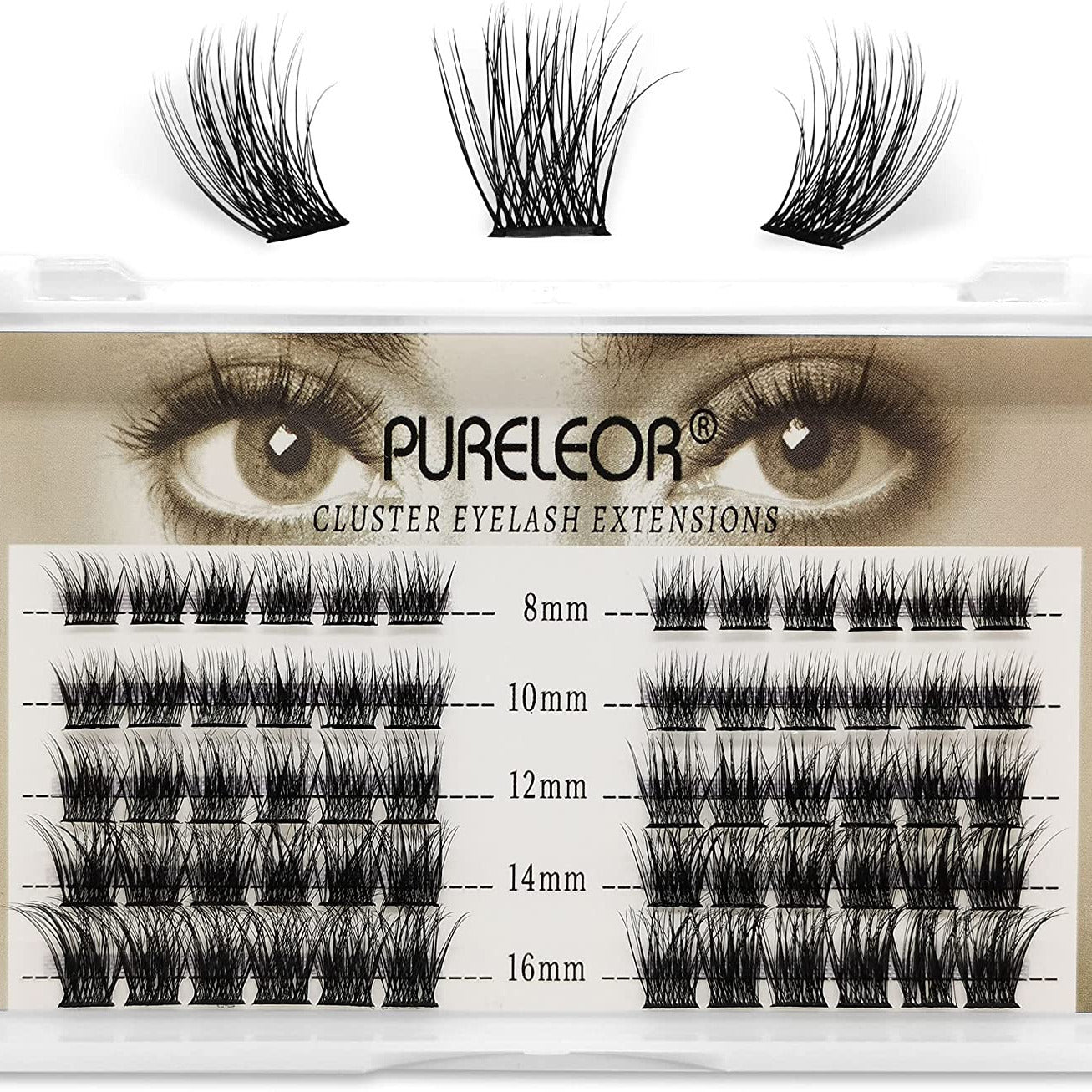 60 Cluster Manga Slender Lashes Individual Eyelash Extensions