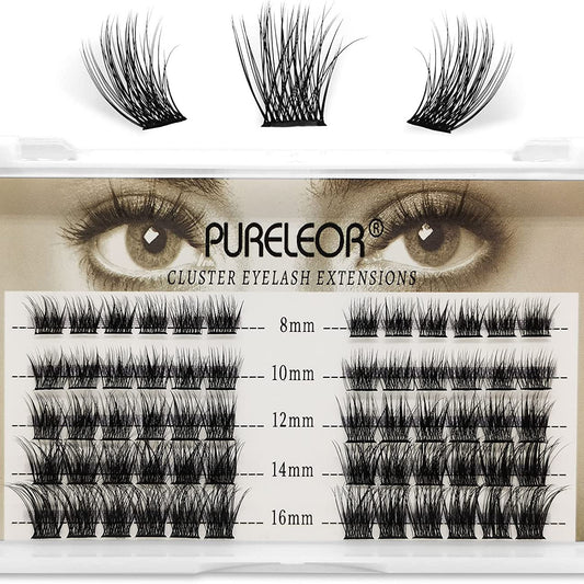 60 Cluster Manga Slender Lashes Individual Eyelash Extensions