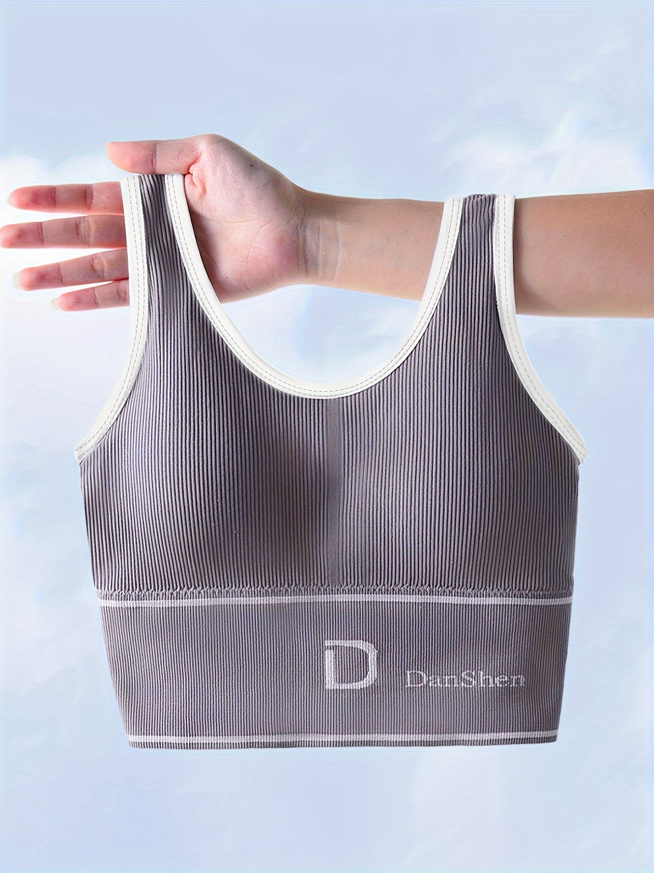 Wirefree Yoga Bra Full Coverage Sports Bra