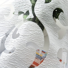 1PC Gauze Small Curtain Tiers Translucent Kitchen Curtain