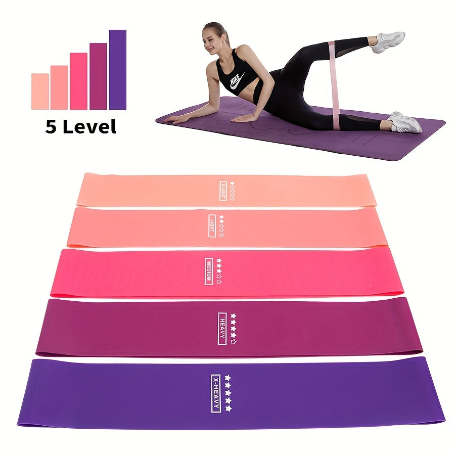 Portable Resistance Bands for Strong Legs & Hands - Gym, Yoga, Home Workouts