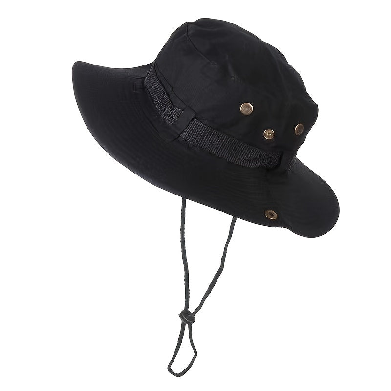 Men's Solid Outdoor Fisherman Hat