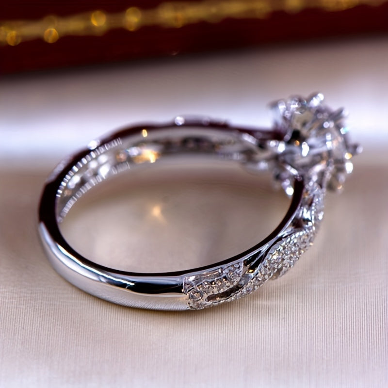 Women's Birthstone Bride Wedding Band Engagement Promise Ring Size 5-11