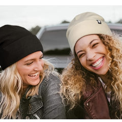 Knitted Lining Beanie Hat Autumn Winter Warm Woolen Hat