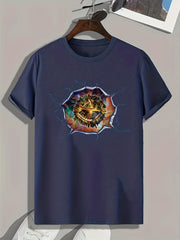 Men's Graphic T shirt for Summer Casual Wear