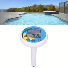 Solar Pool Thermometer Floating Digital Easy Read Water Temperature