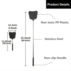 Heavy Duty Telescopic Fly Swatter Indoor Outdoor Use
