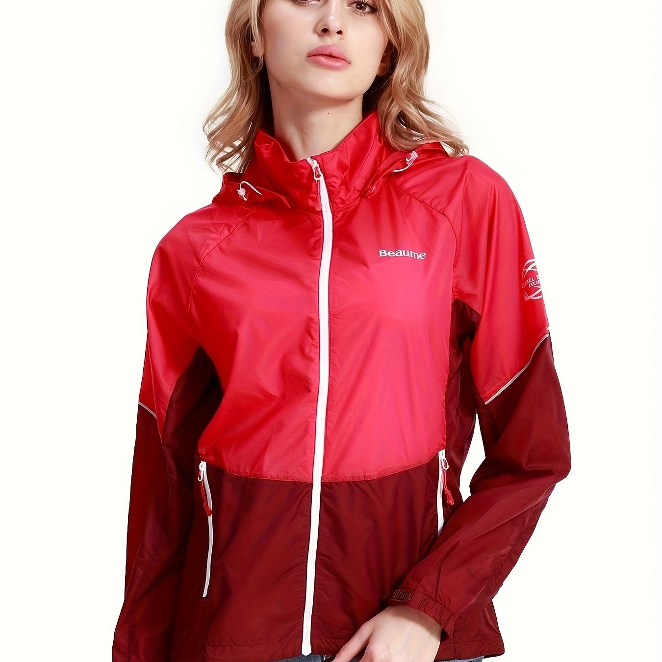 BEAUME Women's Sun Protection Hooded Jacket - Quick Drying Sports Coat