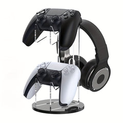1pc Game Controller Bracket Dual Holder Gamepad Stand Gaming Accessories