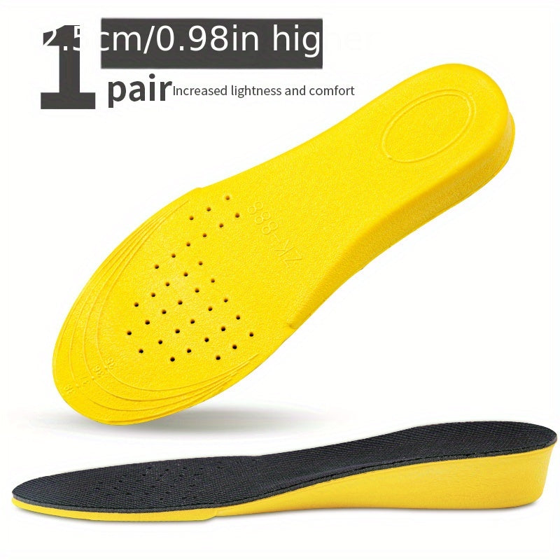 1pair 1.5in Invisible Height Increase Insoles