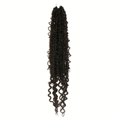 Synthetic Crochet Hair Extensions Curly Faux Locs Goddess Locs