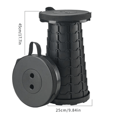 Ultralight Telescopic Stool for Camping & Fishing, Supports Up To 550lbs
