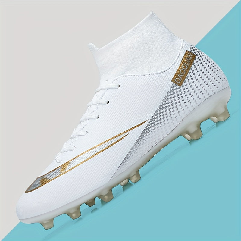 Men's High Top Non Slip AG Football Cleat Professional Soccer Cleats