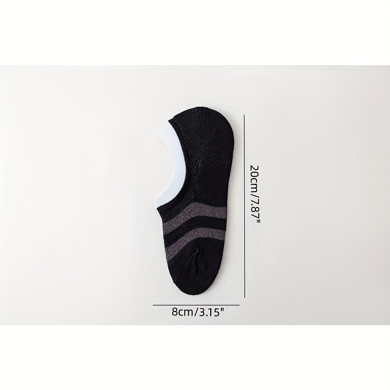 Men's Thin Anti-odor Non-slip Low-cut Socks for Outdoor Activities