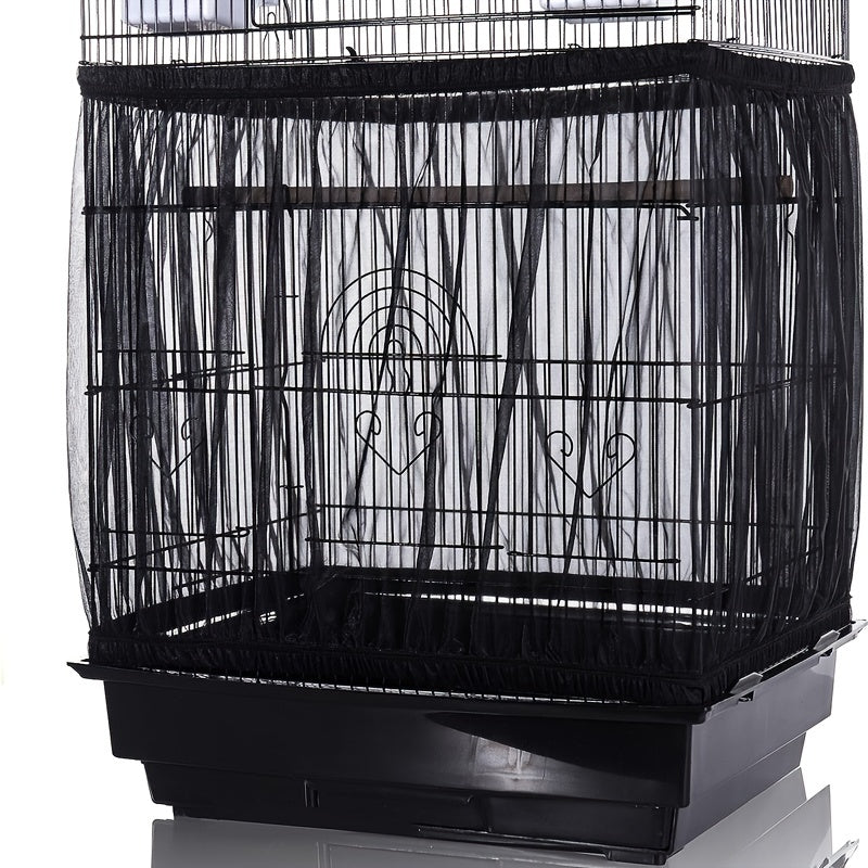 Stretchy Bird Cage Net Cover for Parrot Enclosures