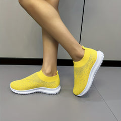 Women's Rhinestone Decor Sneakers Lightweight Outdoor Shoes