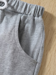 Boys Shorts Drawstring Waist Pocket Casual Summer Kids Clothes
