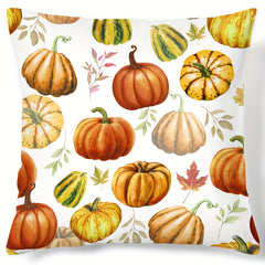 Autumn Pumpkin Pattern Throw Pillow Covers - Home Decor