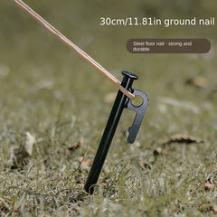 8pcs Tent Ground Nails Steel Nails Outdoor Camping Accessories
