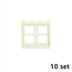 Building Blocks Window and Door Set for Castle Gate City House