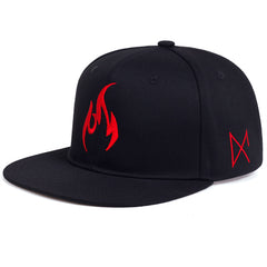 Men's Flame Baseball Cap Hip Hop Style