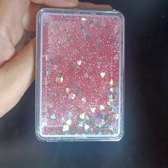 Double-Sided Sparkly Glitter Quicksand Makeup Mirror