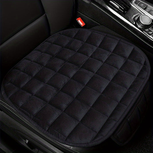 Universal Car Seat Cushion Storage Bag Silicone Bottom Plush Winter Short