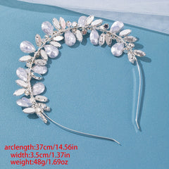 Girls Petal Rhinestone Headband Princess Fairy Hair Accessories