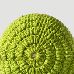 Men's Winter Green Cover Up Cartoon Anime Knit Lined Hat
