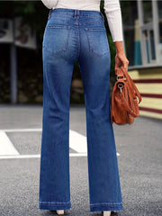 Flared Leg High Stretch Jeans