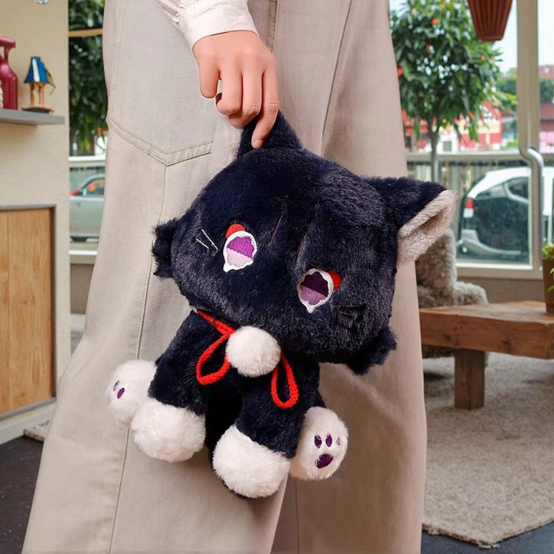 Fluffy Cat Plush Toy with Expressive Eyes - Birthday Gift for Girls Boys