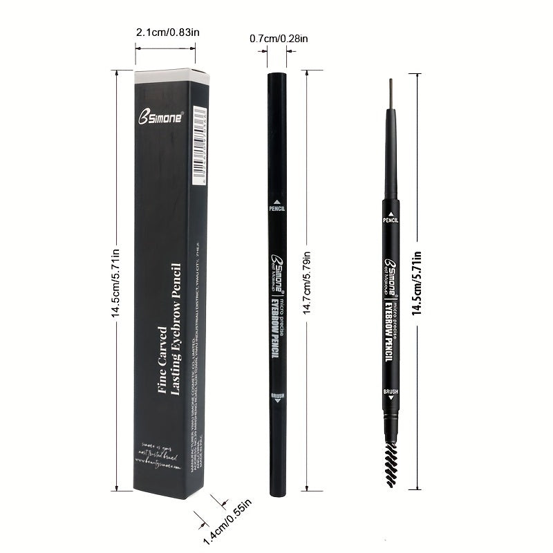 Fine Tip Waterproof Eyebrow Pen w/ Brushes
