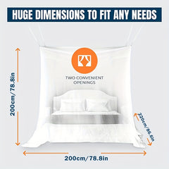 Mosquito Proof Camping Net with Storage Bag for Indoor and Outdoor Use