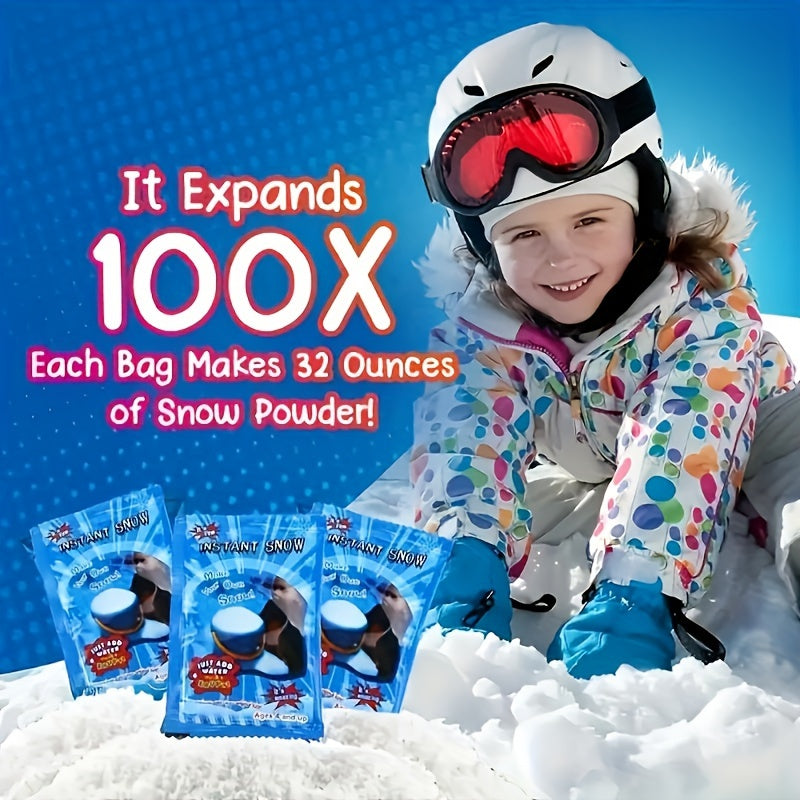10pcs Magic Instant Faux Snow For Winter Activities