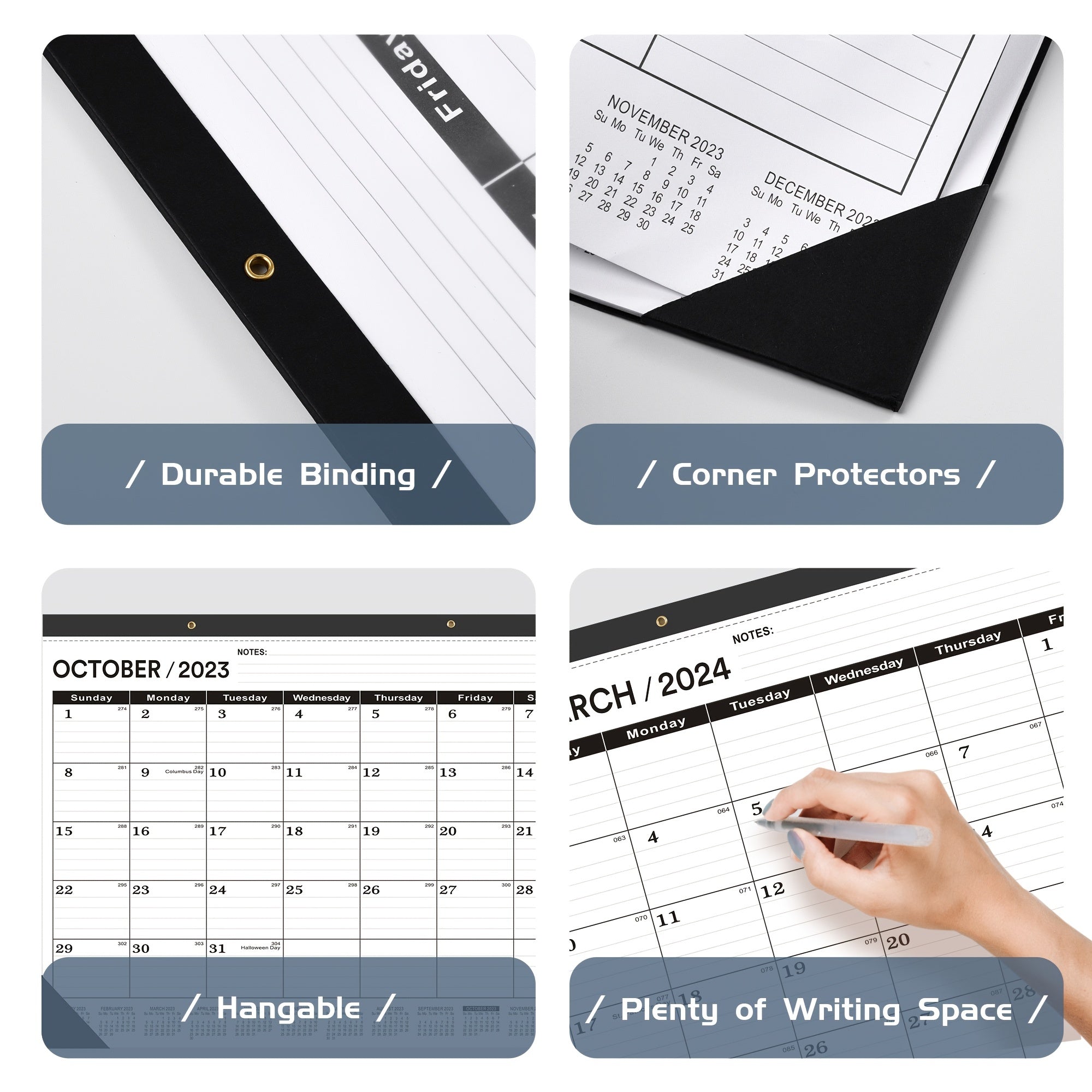 Large Desk Calendar 22x17 Professional Monthly Planner Oct - Aug