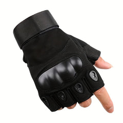 Outdoor Mountaineering Cycling Half Finger Gloves - Anti Slip & Wear Resistant
