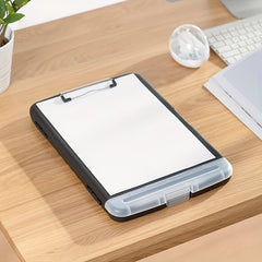 Multifunctional A4 Paper Storage Box with Pen Slot