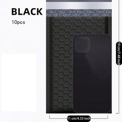 10pcs Poly Bubble Bags Self-sealing Envelopes